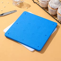 Набор матов для моделирования и сушки цветов из мастики Доляна, 20×20×3.5 см, 2 шт., белый, синий