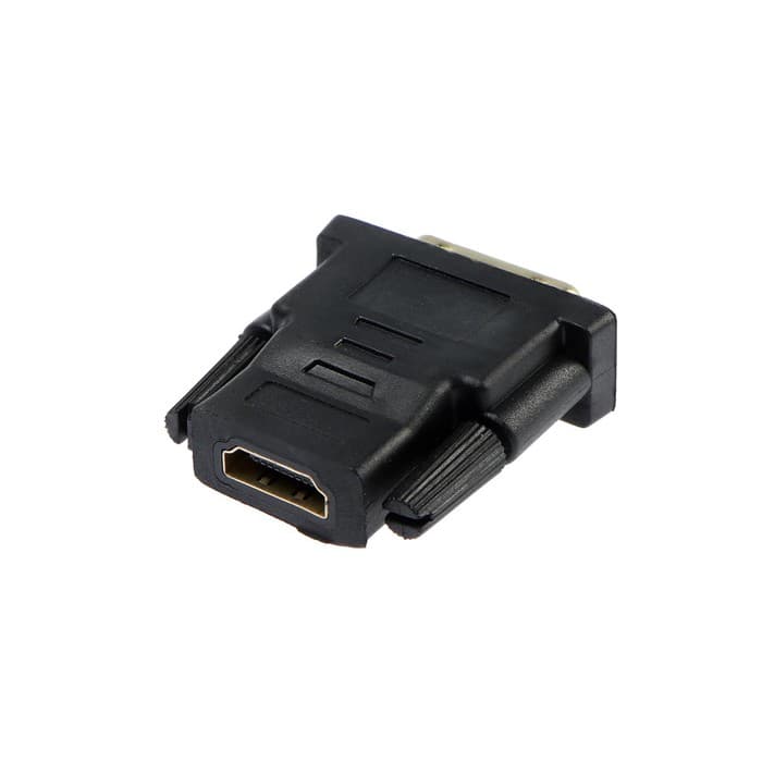 Переходник Luazon PL-005, HDMI (f) - DVI-D (m), чёрный
