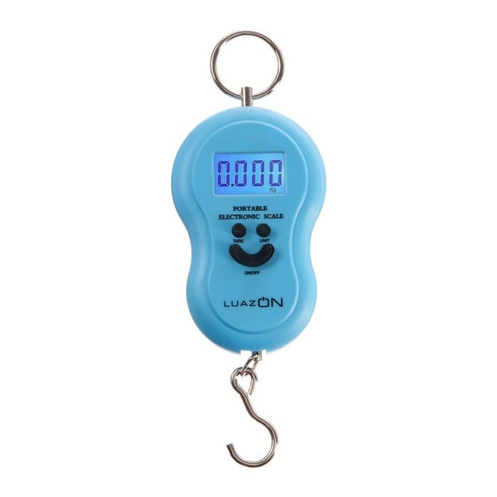 Весы-безмен Luazon LV-402, электронные, до 50 кг, точность до 10 г, с подсветкой, МИКС