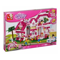 Конструктор Sluban «Розовая мечта: загородная вилла», 726 деталей