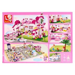 Конструктор Sluban «Розовая мечта: загородная вилла», 726 деталей