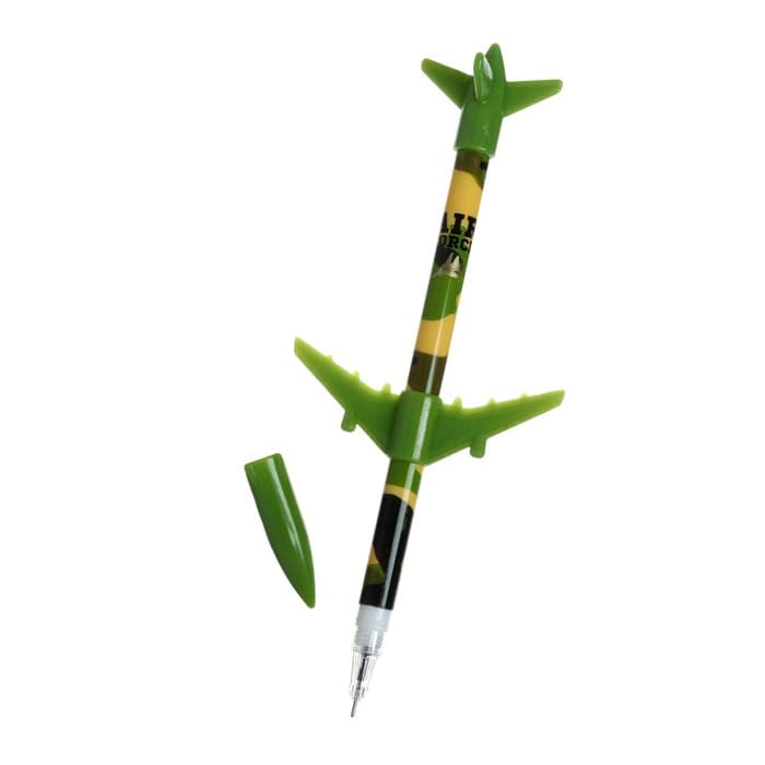 Ручка-прикол Calligrata «Ракета», синий стержень, гелевая, МИКС