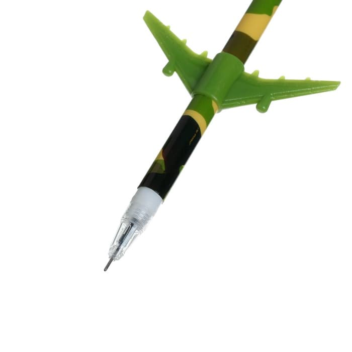 Ручка-прикол Calligrata «Ракета», синий стержень, гелевая, МИКС