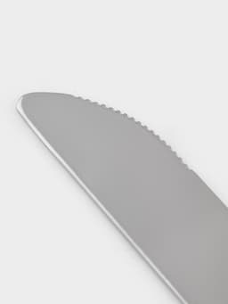 Нож детский столовый «Колобок», h=17 см, толщина 1.5 мм, цвет серебряный