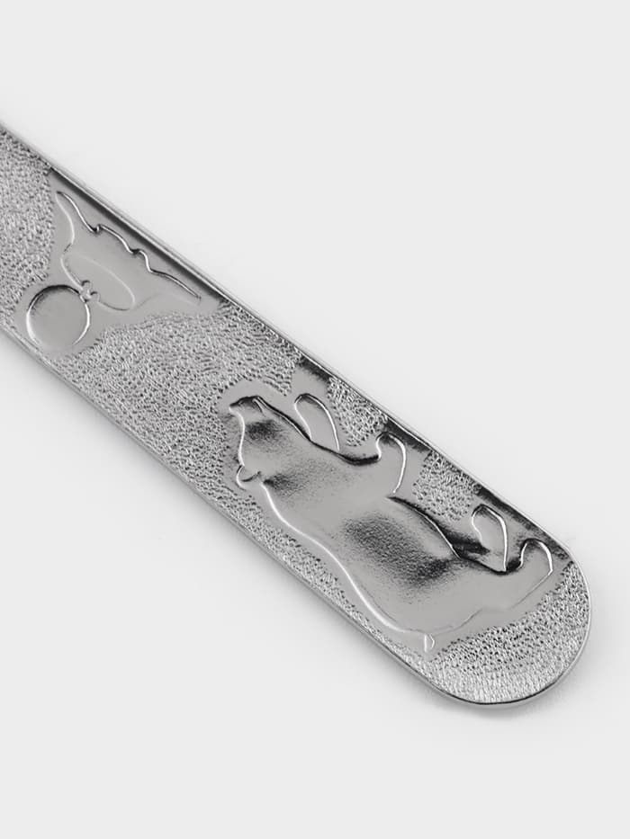 Нож детский столовый «Колобок», h=17 см, толщина 1.5 мм, цвет серебряный