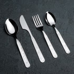 Набор столовых приборов «Топтыжка», 4 предмета, толщина 1.5 мм