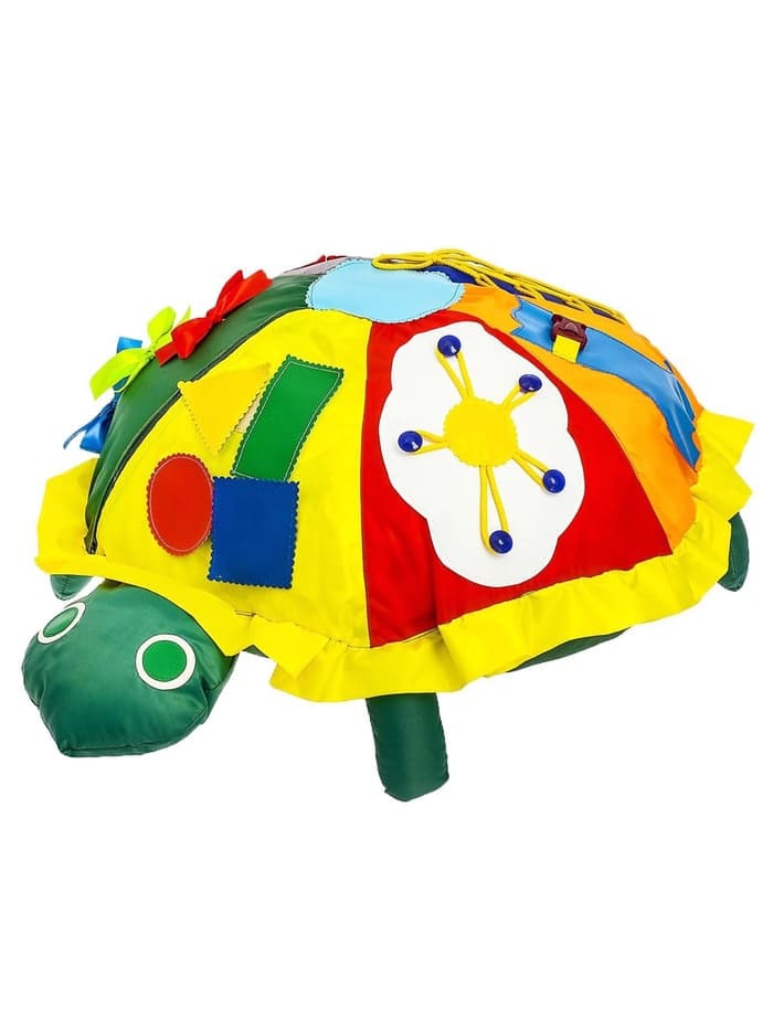 Мягкий модуль «Черепашка» дидактический, МИКС