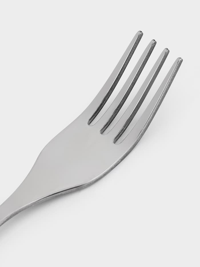 Вилка детская столовая «Антошка», длина 17.5 см, толщина 2 мм, нержавеющая сталь, серебристая