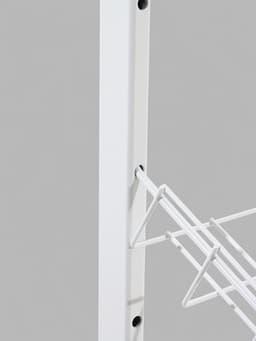 Стойка прикассовая, 65×34×186 см, 6 корзин, белая