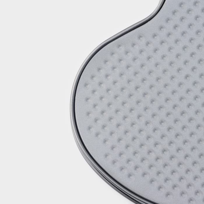 Форма для выпечки Доляна «Элин. Сердце», 28.5×25.5×6.6 см, разъёмная, антипригарное покрытие, серая