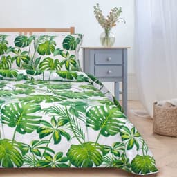 Постельное бельё дуэт «Этель. Монстера», поплин