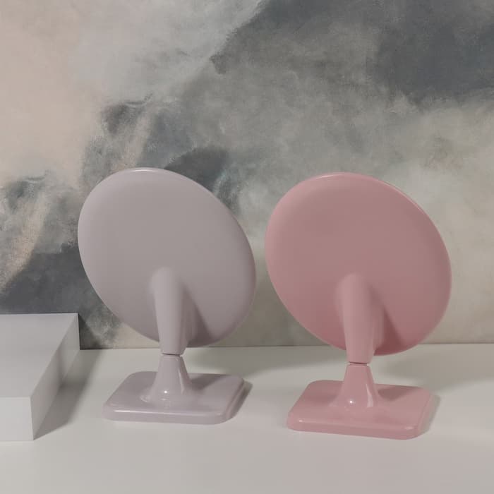 Зеркало настольное, овальное, 15×23 см, (14.3×20 см), МИКС