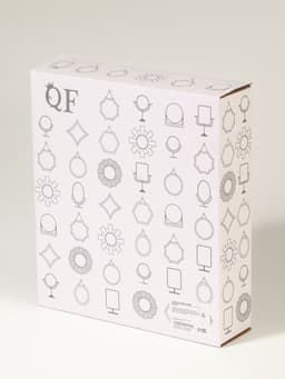 Зеркало декоративное, двустороннее, настольное, 19.5×33.5 см, (13.5×18.5 см), бежевое