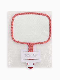 Зеркало с ручкой, 16.5×23.5 см, (12×15 см), МИКС