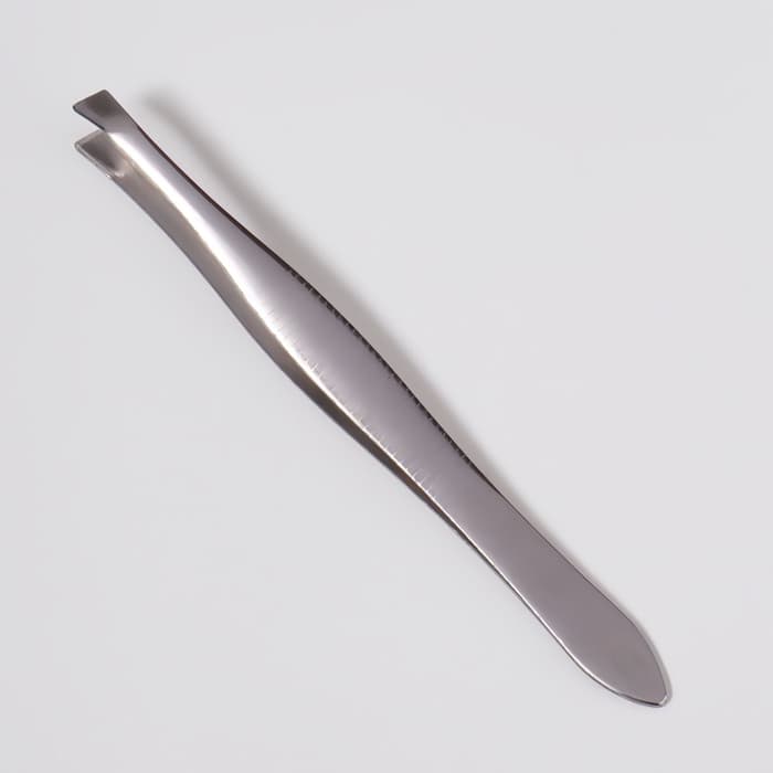 Пинцет скошенный, узкий, 8.5 см