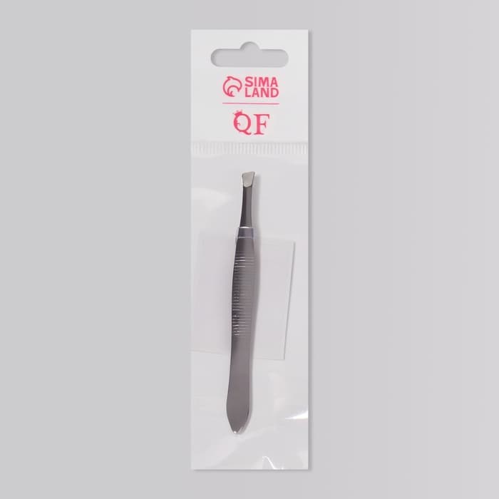 Пинцет скошенный, узкий, 8.5 см