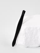 Пинцет скошенный, узкий, 8.5 см, чёрный