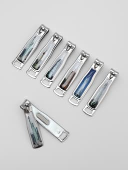 Кусачки - книпсер педикюрные, с пилкой, 7.5 см, МИКС