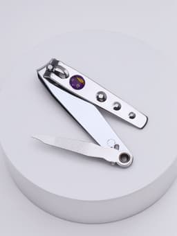 Кусачки книпсер педикюрные, с пилкой, 7.6 см, в коробке, МИКС