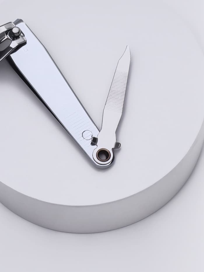 Кусачки книпсер педикюрные, с пилкой, 7.6 см, в коробке, МИКС