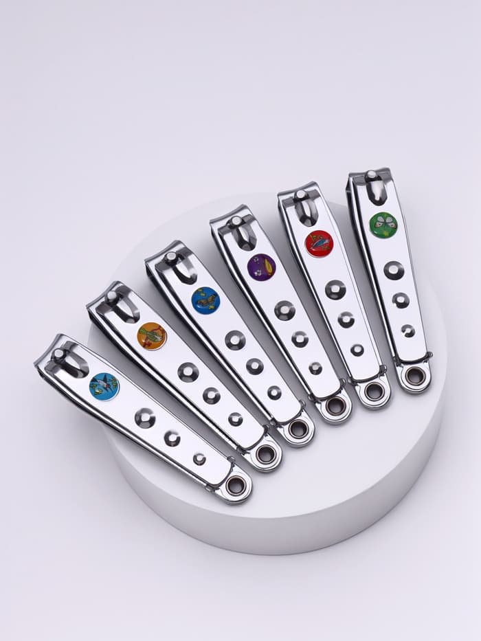 Кусачки книпсер педикюрные, с пилкой, 7.6 см, в коробке, МИКС