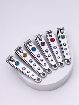 Кусачки книпсер педикюрные, с пилкой, 7.6 см, в коробке, МИКС