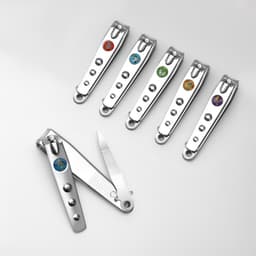 Кусачки книпсер педикюрные, с пилкой, 7.6 см, МИКС