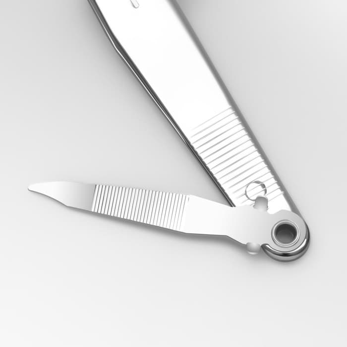 Кусачки книпсер педикюрные, с пилкой, 7.6 см, МИКС