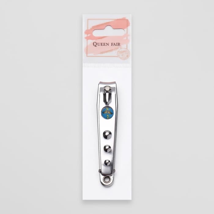 Кусачки книпсер педикюрные, с пилкой, 7.6 см, МИКС