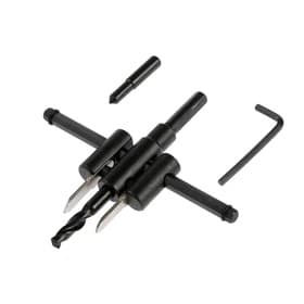 Сверло круговое регулируемое по дереву ТУНДРА «Балеринка», 30 - 120 мм