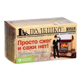 Средство для очистки дымоходов от сажи «Трубочист экспресс», полешко-мини, 1 шт.