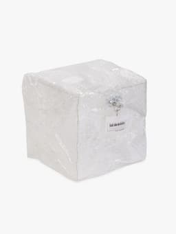 Ящик для сбора денег с врезным замком, отверстие 100×4 мм, оргстекло 2 мм, 20×20×20 см