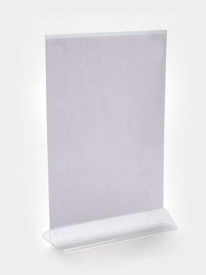 Двухсторонняя подставка А4, оргстекло 1 мм, 21×8.5×32.8 см