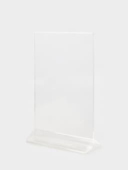 Двухсторонняя подставка А4, оргстекло 1 мм, 21×8.5×32.8 см