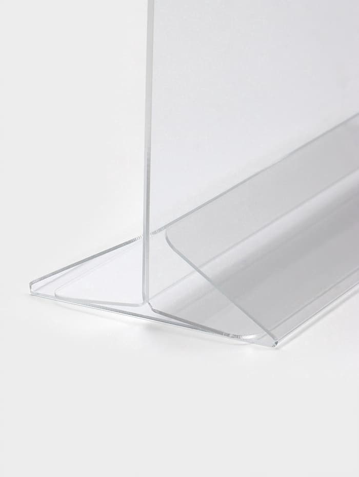 Двухсторонняя подставка А4, оргстекло 1 мм, 21×8.5×32.8 см