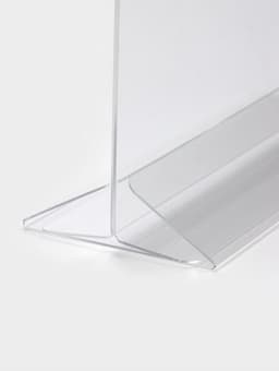 Двухсторонняя подставка А4, оргстекло 1 мм, 21×8.5×32.8 см
