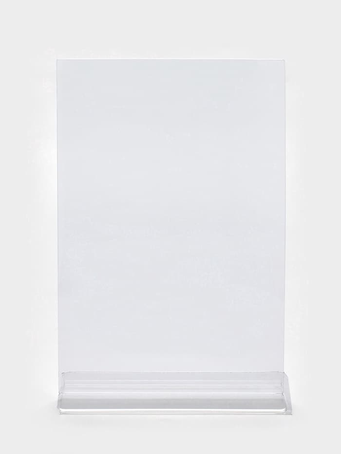 Двухсторонняя подставка А4, оргстекло 1 мм, 21×8.5×32.8 см