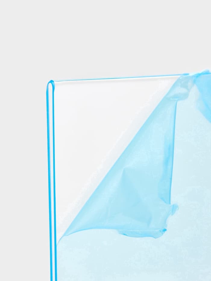 Двухсторонняя подставка А4, оргстекло 1 мм, 21×8.5×32.8 см