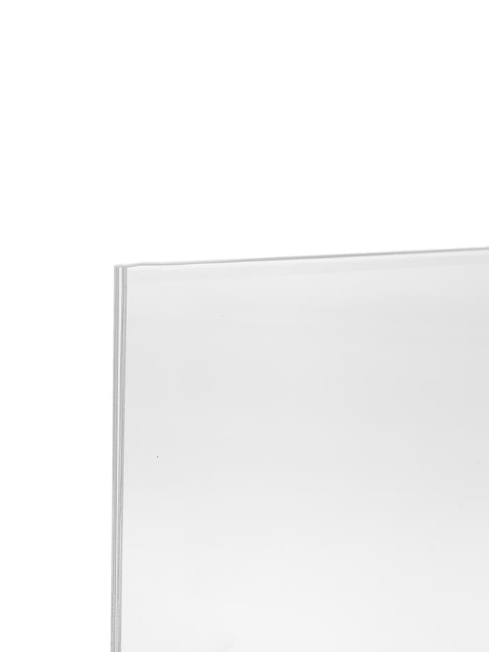 Двухсторонняя подставка А5, 23.5×15×6 см, оргстекло 1.5 мм в защитной плёнке