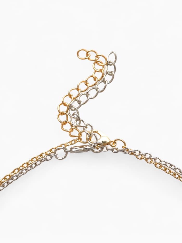 Кулоны парные на цепочке «Неразлучники. Лучшие друзья», L=45 см, набор 2 шт. цвет серебро, золото