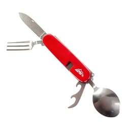 Набор туриста 4 в 1: нож, вилка, ложка, открывалка, цвет МИКС