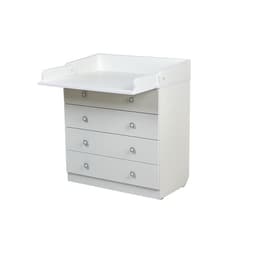 Комод пеленальный детский 804 «Фея 1580», 80×47×92 см, 4 ящика, белый