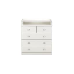 Комод пеленальный детский 804 «Фея 1780», 80×47×93 см, 5 ящиков, белый