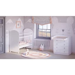 Комод пеленальный детский 804 «Фея 1780», 80×47×93 см, 5 ящиков, белый