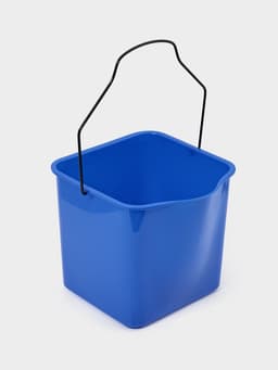 Тележка для уборки с отжимом и ведром, двухведерная, 46 л, на колёсах