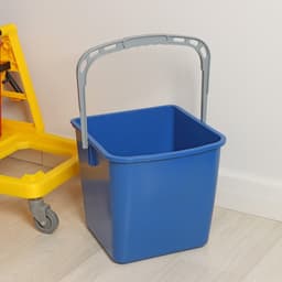 Тележка для уборки с отжимом и ведром, двухведерная, 46 л, на колёсах
