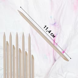 Апельсиновые палочки для маникюра, 11.4 см, 10 шт.