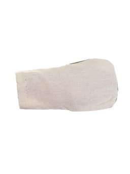 Рукавицы, двунитка 200 г, миткаль, наладонник брезент 420 г, белые, Greengo