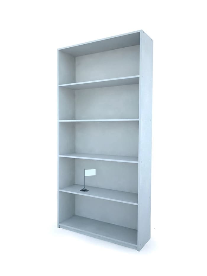 Стеллаж из ЛДСП, 85×30×200 см, белый