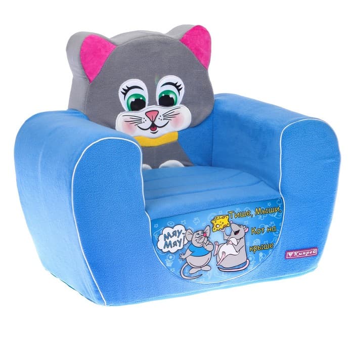Мягкая игрушка - кресло «Кошечка»